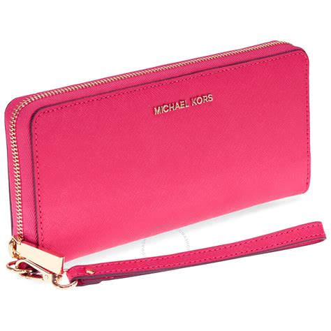 pink wallet Michael Kors